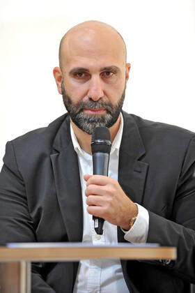 Frankfurt Book Fair 2022 Author Ahmad Mansour on 21 10 2022 at the Frankfurt Book Fair 20221019MWI48731
