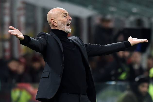 Photo IPP Paolo Bona Milan 10 02 2023 Serie A Football Championship season 2022 2023 Milan Turin In the photo Sitefano Pioli, coach of Milan Italy Photo Press Worldwide Copyright 0