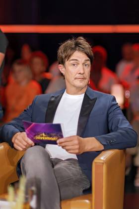 MDR Riverboat host Matze Knop on the occasion of the recording of the MDR talk show Riverboat on 16 06 2023 in the Mediacity Leipzig 20230616SFL0041
