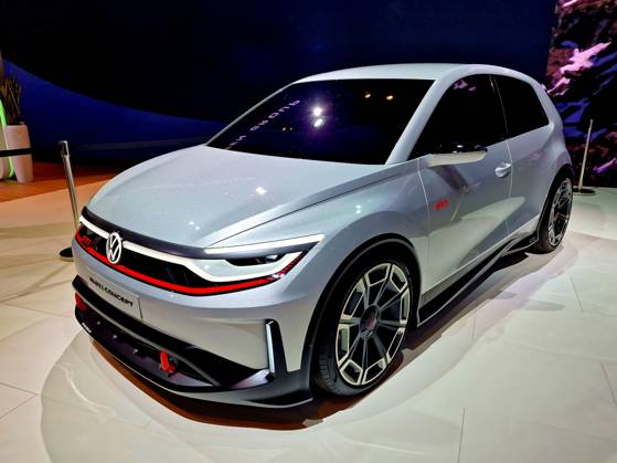 Munich IAA MOBILITY 2023, exhibition, mobility, vehicle exhibition, Munich, Germany, 07 09 2023 VW Golf ID GTI Concept, IAA MOBILITY 2023, exhibition, mobility, vehicle exhibition, Munich, Germany, 07 09 2023 Copyright: xAugstx xEibner-Pressefotox EP_jat