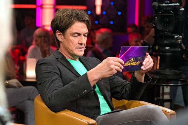 MDR Riverboat host Matze Knop on the occasion of the recording of the MDR talk show Riverboat on 08 09 2023 in the Mediacity Leipzig 20230908ADO0019