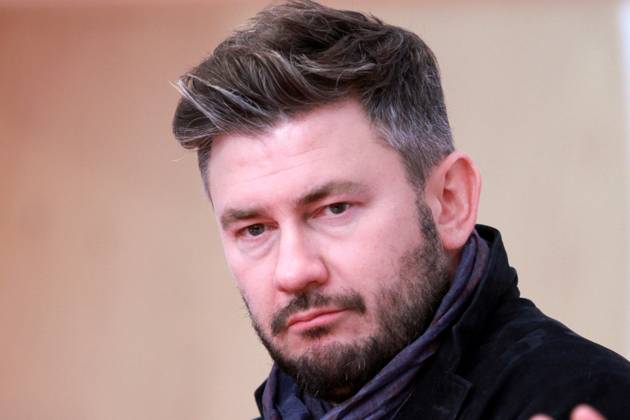 Frankfurt Main, Hesse, Germany, 18 10 2023 Frankfurt Book Fair Russian writer Dmitry Alexeyevich Glukhovsky in a panel discussion titled Hope for Russia Somebody, Somehow, Sometime Copyright: xdtsxNachrichtenagenturx dts_24342