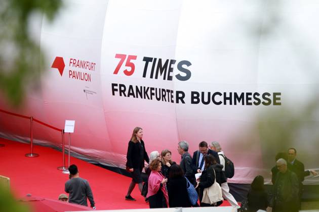 Frankfurt Main, Hesse, Germany, 19 10 2023 Frankfurt Book Fair 2023 with the slogan 75 Times , as the fair is held for the 75th time. Copyright: xdtsxNachrichtenagenturx dts_24534