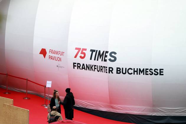 Frankfurt Main, Hesse, Germany, 19 10 2023 Frankfurt Book Fair 2023 with the slogan 75 Times , as the fair is held for the 75th time. Copyright: xdtsxNachrichtenagenturx dts_24535