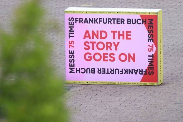 Frankfurt Main, Hesse, Germany, 19 10 2023 Frankfurt Book Fair 2023 with the slogan 75 Times , as the fair is held for the 75th time. Copyright: xdtsxNachrichtenagenturx dts_24536