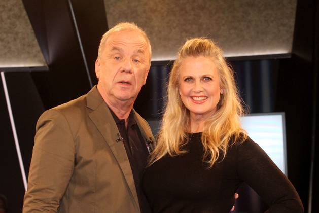 Hubertus Meyer Burckhardt and Barbara Schoeneberger at the NDR Talk Show on 24 11 2023 in Hamburg NDR Talk Show on 24 11 2023 in Hamburg