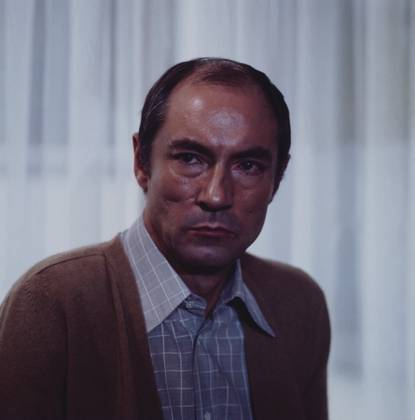 MARTIN BENRATH Martin Benrath, deutscher Schauspieler, bedeutender Bühnendarsteller, Portrait, 1974. Martin Benrath, German actor and major stage actor, Portrait, 1974., Deutschland Copyright: kpa kpa_55050151 EDITORIAL USE ONLY