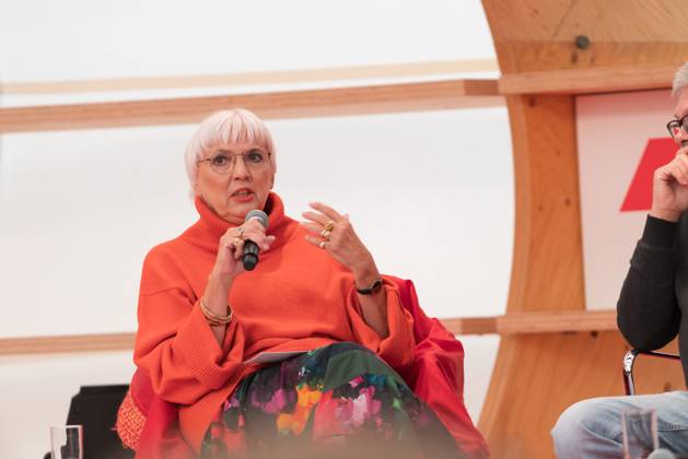 FRANKFURT AM MAIN, Germany - October 18 2023: Claudia Roth auf der 75. Frankfurter Buchmesse FRANKFURT AM MAIN, Germany - October 18 2023: Claudia Roth (*1955, German politician (1955-)) auf der 75. Frankfurter Buchmesse Copyright: xZoonar.com MarkusxWissmannx 20944177