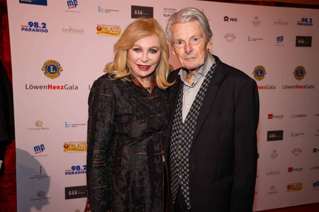 Evelyn and Klaus Bresser at the LöwenHerzGala 2024 charity event in the Palazzo Zelt Berlin