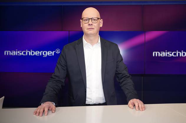 Matthias Deiß on the ARD talk show maischberger in Studio Berlin Adlershof Berlin, 17 04 2024 Foto:xT.xBartillax xFuturexImagex maischberger1704_4436