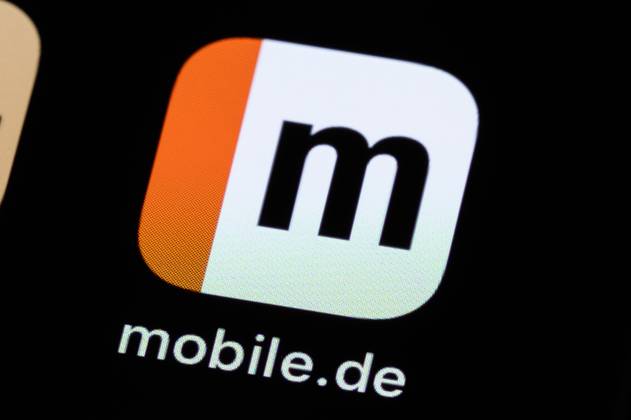 The App mobile de application can be seen on the display of a smartphone Rottweil Baden Württemberg Germany