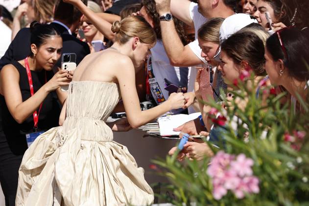 Stacy Martin at the premiere of the feature film The Brutalist at the Biennale di Venezia 2024 81 Venice International Film Festival at the Palazzo del Cinema Venice, 01 09 2024 Foto:xD.xBedrosianx xFuturexImagex brutalist_4911
