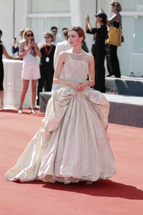 Stacy Martin at the premiere of the feature film The Brutalist at the Biennale di Venezia 2024 81 Venice International Film Festival at the Palazzo del Cinema Venice, 01 09 2024 Foto:xD.xBedrosianx xFuturexImagex brutalist_4912