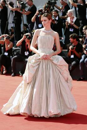 Stacy Martin at the premiere of the feature film The Brutalist at the Biennale di Venezia 2024 81 Venice International Film Festival at the Palazzo del Cinema Venice, 01 09 2024 Foto:xD.xBedrosianx xFuturexImagex brutalist_4914