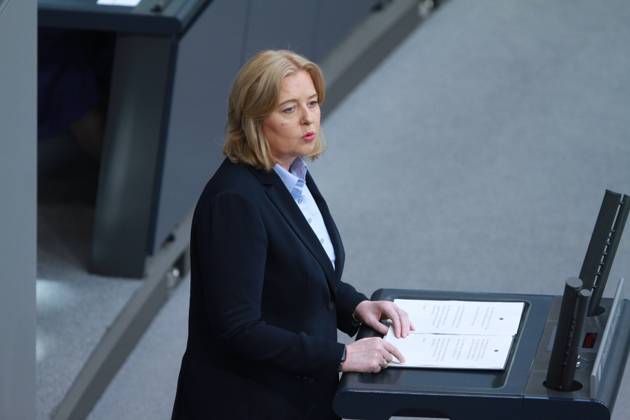 Berlin, Germany, 10 09 2024 German Bundestag Ceremony to mark the 75th anniversary of the constitution Bundestag President Bärbel Bas delivers a speech Copyright: xdtsxNachrichtenagenturx dts_45156