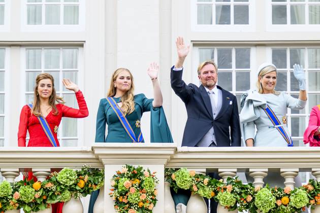 Den Haag, The Netherlands, 2024-09-17 14:21:52 THE HAGUE, 17-09-2024, Noordeinde PalaceKing Willem Alexander and Queen Maxima with Princess Amalia and Princess Alexia during Princess Day on the balcony of Noordeinde Palace PHOTO: NL Beeld Patrick van Emst Credit: NL Beeld Patrick van Emst  Copyright: xx x
