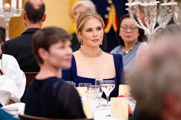 Den Haag, The Netherlands, 2024-09-18 20:18:18 THE HAGUE, 18-09-2024, Noordeinde PalaceKing Willem-Alexander and Queen Maxima and Princess of Orange offered the members of the Council of State a dinner at Noordeinde Palace in The Hague.PHOTO: NL Beeld POOL Mischa Schoemaker Credit: NL Beeld Patrick van Emst  Copyright: xx x