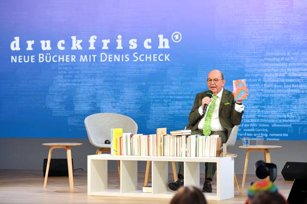 Frankfurt Book Fair 2024 Literary critic Denis Scheck on 17 10 2024 at the Frankfurt Book Fair 20241017MWI010068