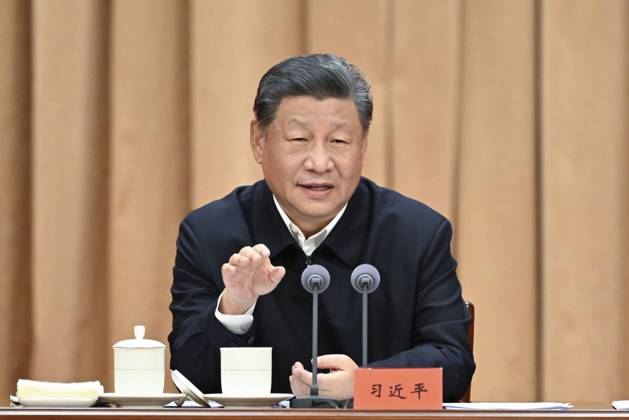 (241029) -- BEIJING, Oct. 29, 2024 -- Chinese President Xi Jinping, also general secretary of the Communist Party of China (CPC) Central Committee and chairman of the Central Military Commission, addresses the opening of a study session at the Party School of the CPC Central Committee (National Academy of Governance) for principal officials at the provincial and ministerial level, Oct. 29, 2024. The session is themed on implementing the guiding principles of the third plenary session of the 20th CPC Central Committee. ) CHINA-CPC-PARTY SCHOOL-XI JINPING-STUDY SESSION (CN) LixXueren