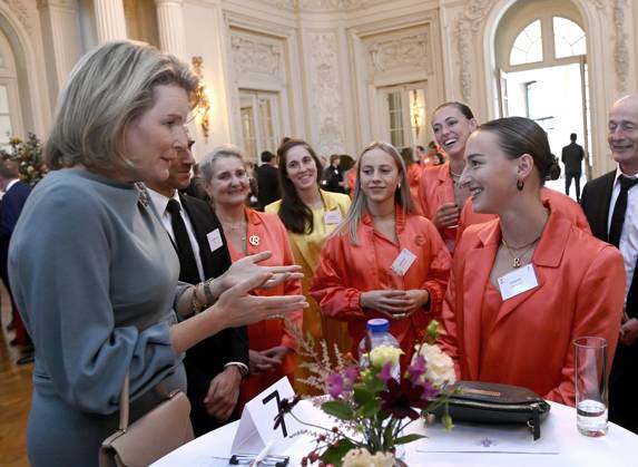 King Philippe and Queen Mathilde receive the Belgian athletes of 2024 BRUSSELS, BELGIUM - NOVEMBER 07 : Rani Vincke pictured. King Philippe and Queen Mathilde receive the Belgian athletes who have particularly distinguished themselves in 2024 (Paris Olympic and Paralympic Games, European or world championship in an Olympic or Paralympic discipline) on November 7, 2024 in Brussels, Belgium, 07 11 2024 Brussels Belgium Copyright: xDidierxLebrunx