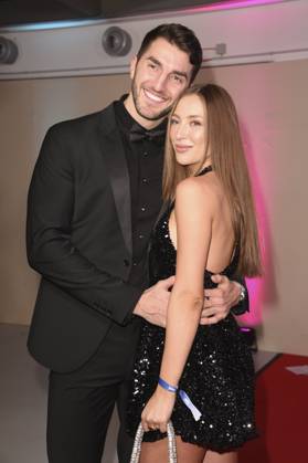 Dennis Gries and Katja Geretschuchin at the presentation of the Reality Awards 2024 at the MMC Studios Cologne, 07 12 2024 Foto:xN.xKubelkax xFuturexImagex reality_4319