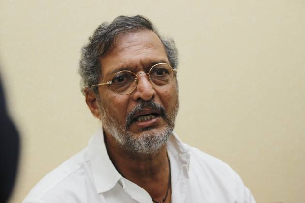Press Conference Of Bollywood Actor Nana Patekar NEW DELHI, INDIA - FEBRUARY 2: Bollywood actor Nana Patekar speaking during a press conference at National School of Drama on February 2, 2016 in New Delhi, India. (Photo by Shivam Saxena Hindustan Times ) New Delhi Delhi India EDITORIAL USE ONLY Copyright: xx HindustanxTimesx htphotos128624