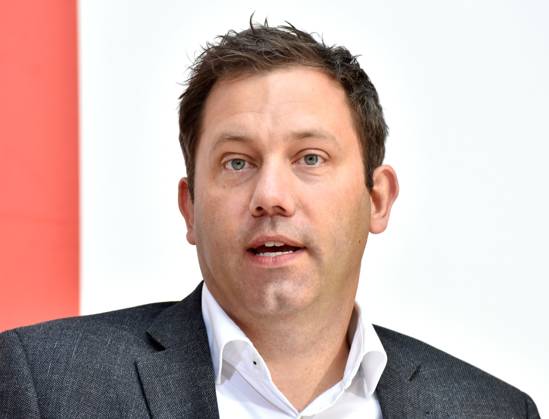 Lars Klingbeil SPD Chairman of the party at the PK to the State election in NRW, at Willy Brandt House in Berlin, Berlin Germany, Germany