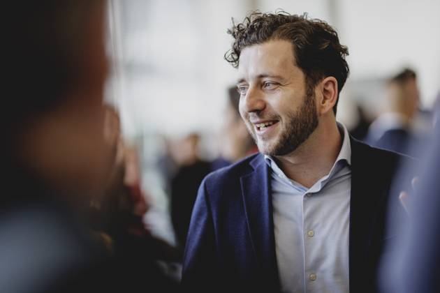 Felix Banaszak, Co-Chairman of Buendnis 90 Die Gruenen, recorded during the constituent parliamentary group meeting of Buendnis 90 Die Gruenen after the Bundestag elections in Berlin, 25 02 2025 Berlin Germany Copyright: xFlorianxGaertnerx