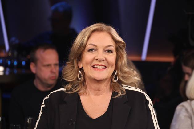 Bettina Tietjen hosts the NDR Talk Show, photo session on 7 3 2025 before the broadcast on the 3 program of NDR television, Hamburg Lokstedt television studio