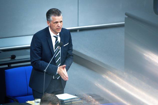 German Bundestag, 3rd plenary session Thorsten Frei, Federal Minister for Special Tasks and Head of the Federal Chancellery in portrait on the government bench at the 3rd session of the German Bundestag in Berlin, 14 05 2025 Berlin Berlin Germany
