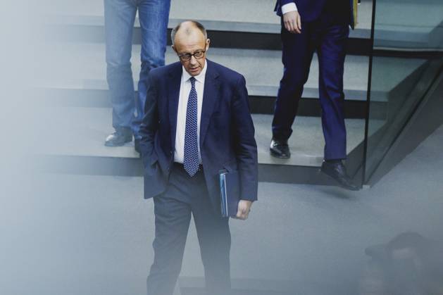 Friedrich Merz CDU , Federal Chancellor, taken during the session of the German Bundestag in Berlin, 14 05 2025 Berlin Germany Copyright: xFlorianxGaertnerx