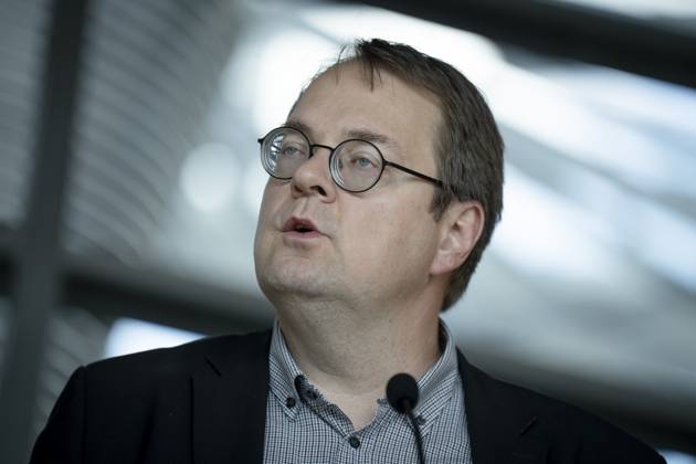 Press statement, Bundestag, parliamentary group, Die Linke press statement, Bundestag, Die Linke, parliamentary group leader, Sören Pellmann Berlin Berlin GER