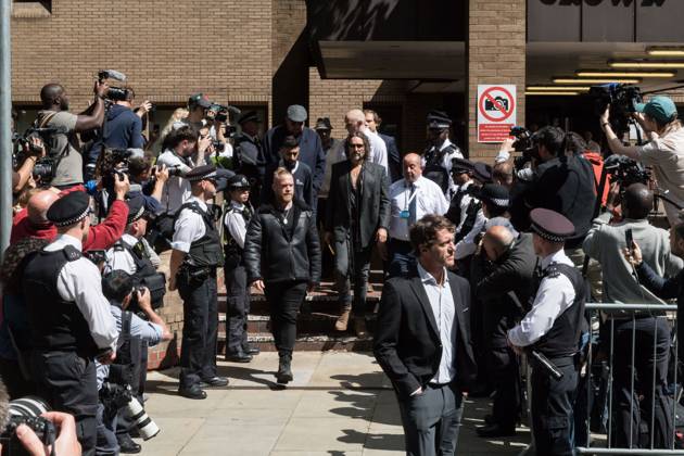 Russell Brand At Southwark Crown Court In London LONDON, UNITED KINGDOM MAY 30, 2025: British actor and comedian Russell Brand leaves Southwark Crown Court followed a plea and trial preparation hearing after being charged with rape, oral rape, indecent assault and two counts of sexual assault, between 1999 and 2005 in Bournemouth and the Westminster area in London, United Kingdom on May 30, 2025. London Greater London United Kingdom  Copyright: xWIktorxSzymanowiczx originalFilename: szymanowicz-russellb250530_npM4h