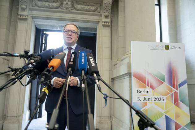 Mario Voigt, Minister President, Thuringia, CDU Minister Presidents Conference, Bundesrat, MPK, Mario Voigt, Minister President, Thuringia, CDU Berlin Berlin GER