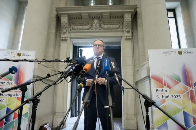 Mario Voigt, Minister President, Thuringia, CDU Minister Presidents Conference, Bundesrat, MPK, Mario Voigt, Minister President, Thuringia, CDU Berlin Berlin GER