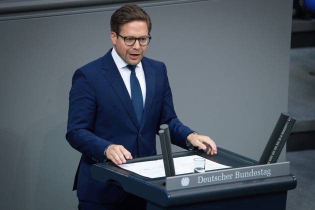 German Bundestag, 10th plenary session Fabian Gramling CDU in portrait during his speech on the agenda item Repeal of the Supply Chain Due Diligence Act at the 10th session of the German Bundestag in Berlin, 05 06 2025 Berlin Berlin Germany