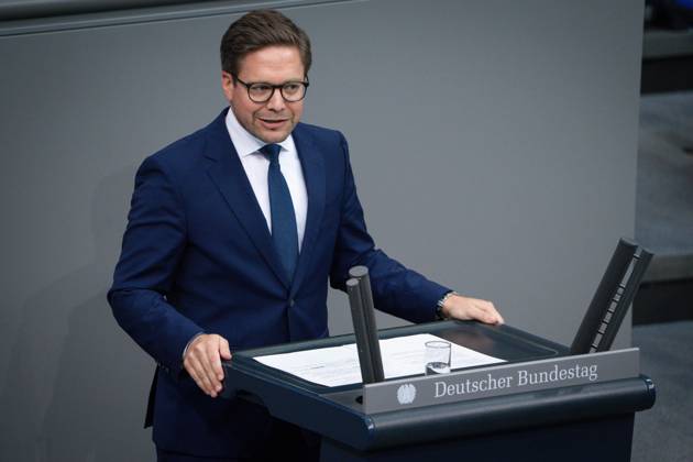 German Bundestag, 10th plenary session Fabian Gramling CDU in portrait during his speech on the agenda item Repeal of the Supply Chain Due Diligence Act at the 10th session of the German Bundestag in Berlin, 05 06 2025 Berlin Berlin Germany