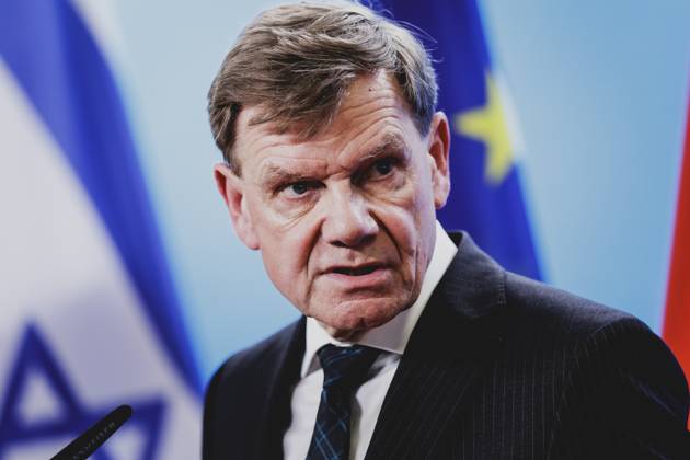 Johann Wadephul CDU , Federal Foreign Minister, photographed during a press conference together with his Israeli counterpart not in the picture in Berlin, 05 06 2025 Photographed on behalf of the Federal Foreign Office Berlin Germany Copyright: xFlorianxGaertner AAx