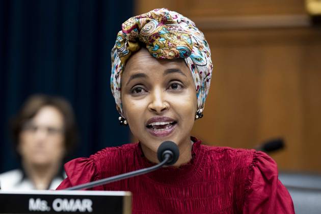 July 15, 2025, Washington, District Of Columbia, USA: U.S. Representative ILHAN OMAR (D-MN) speaking at a hearing of the House Committee on Education and Workforce about Antisemitism in Higher Education: Examining the Role of Faculty Funding and Ideology , at the U.S. Capitol in Washington, D.C. Washington USA - ZUMAb161 20250715_aap_b161_047 Copyright: xMichaelxBrochsteinx