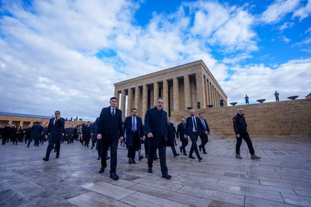 Turkish Foreign Minister Hakan Fidan ANKARA, TURKIYE - DECEMBER 9: Turkish Foreign Minister Hakan Fidan visits Anitkabir, the mausoleum of Turkish Republic s Founder Mustafa Kemal Ataturk, with Turkish ambassadors before the official opening ceremony of the 15th Ambassadors Conference in the capital Ankara, Turkiye on December 9, 2024. Ankara Turkey. Editorial use only. Please get in touch for any other usage. Copyright: x2025xAnadoluxMustafaxÇiftcix
