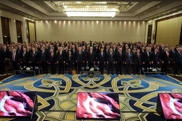 Turkish Foreign Minister Hakan Fidan ANKARA, TURKIYE - DECEMBER 9: Turkish Foreign Minister Hakan Fidan attends the official opening ceremony of the 15th Ambassadors Conference in the capital Ankara, Turkiye on December 9, 2024. Ankara Turkey. Editorial use only. Please get in touch for any other usage. Copyright: x2025xAnadoluxArdaxKücükkayax