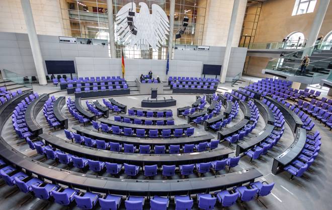 Bundestag German Bundestag on 9 09 25 in Berlin Berlin Berlin Germany Bundestag