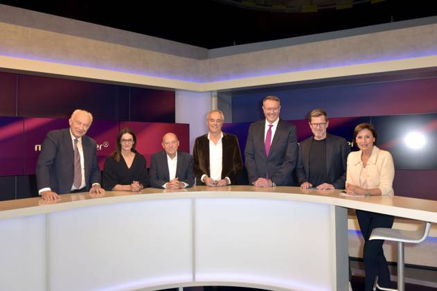 on the ARD talk show maischberger in Studio Berlin Adlershof Berlin, 16 09 2025 Foto:xM.xBehrensx xFuturexImagex maischberger1609_5901