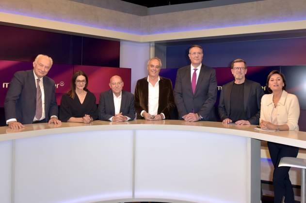 on the ARD talk show maischberger in Studio Berlin Adlershof Berlin, 16 09 2025 Foto:xM.xBehrensx xFuturexImagex maischberger1609_5902