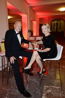 Eduard Geyer with his wife Angelika Geyer at the 17 Hope Gala 2025 at Schauspielhaus Dresden, 27 09 2025 Foto:xM.xWehnertx xFuturexImagex hope_5918