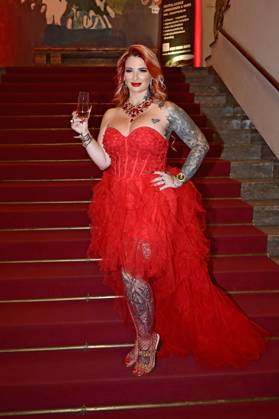 Lyn Künstner at the 17 Hope Gala 2025 at Schauspielhaus Dresden, 27 09 2025 Foto:xM.xWehnertx xFuturexImagex hope_5931
