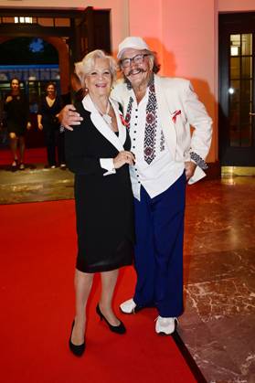 Dorit Gäbler with husband Karl Heinz Bellmann at the 17 Hope Gala 2025 at Schauspielhaus Dresden, 27 09 2025 Foto:xM.xWehnertx xFuturexImagex hope_5957