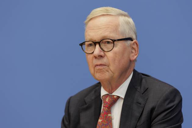 Lutz Goebel, Chairman of the National Regulatory Control Council NKR , recorded at the Federal Press Conference on the Annual Report of the National Regulatory Control Council on the Reduction of Buerocracy in Berlin, 02 10 2025 Berlin Germany Copyright: xKiraxHofmannx