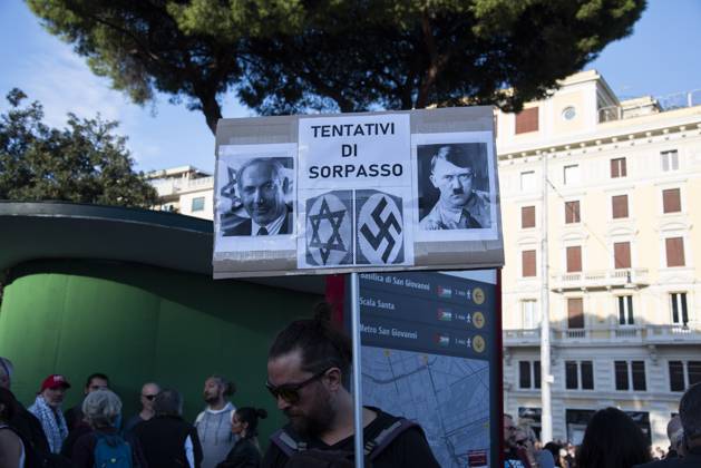 Photo IPP Diego Nangano Cappello Rome 04 10 2025 National Pro Palestine demonstration in the photo demonstrators marching in support of Palestine Italy Photo Press World Copyright