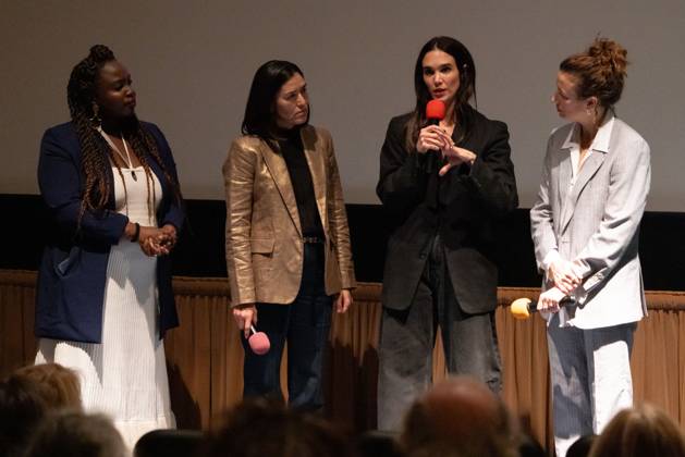 48th Mill Valley Film Festival - Special Screening Charliebird Shaki Alliu, Maria Peyramaure, Samantha Smart, Libby Ewing and Bri anna Moore attend the screening of Charliebird during the 48th Mill Valley Film Festival at the Christopher B. Smith Rafael Film Center on October 04, 2025 in San Rafael, California. San Rafael San Rafael Film Center California USA Copyright: xPicturexHappy imageSPACEx